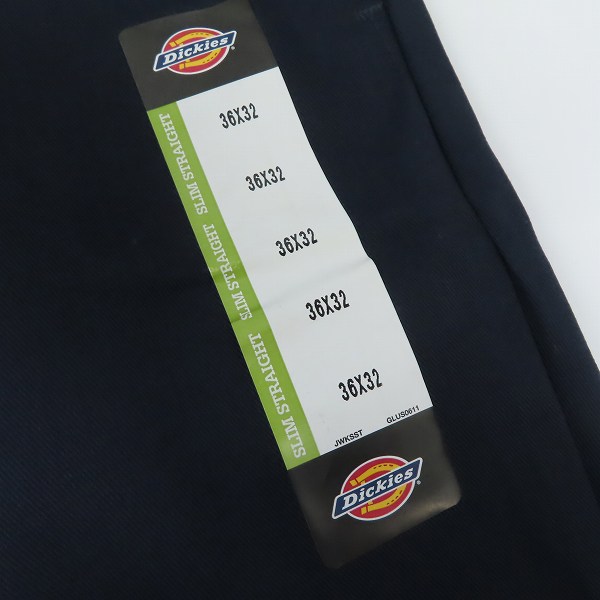 実際に弊社で買取させて頂いた【未使用】Dickies/ディッキーズ ワークパンツ/チノパン ダークネイビー WP873DN/36の画像 5枚目