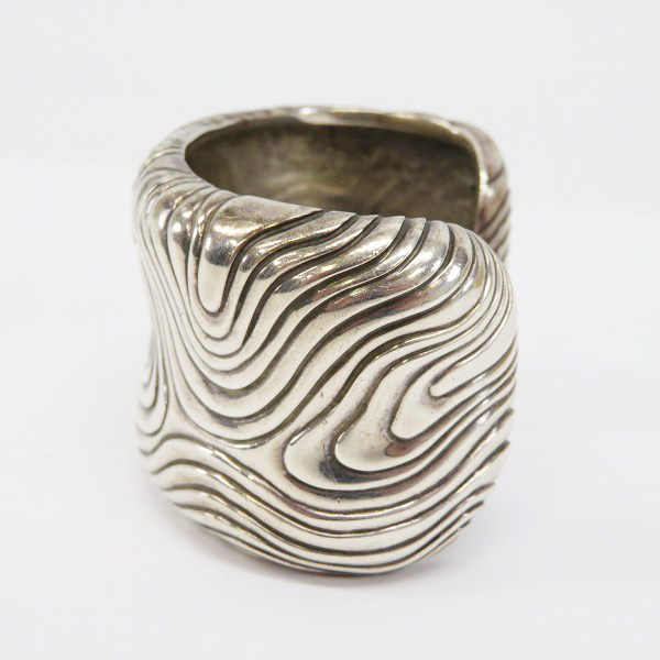 実際に弊社で買取させて頂いたTIFFANY&Co./ティファニー 90s ビンテージ ワイド カフバングルの画像 2枚目