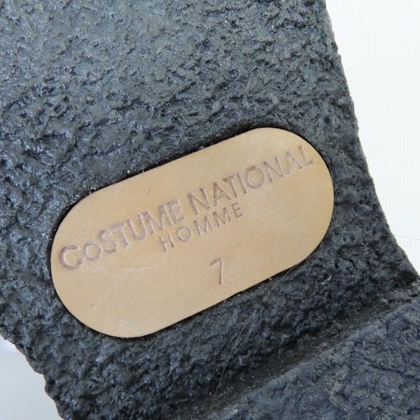 実際に弊社で買取させて頂いたCoSTUME NATIONAL HOMME/コスチュームナショナルオム サイドジップ 内ボア スエードレザー ショートブーツ/7の画像 5枚目