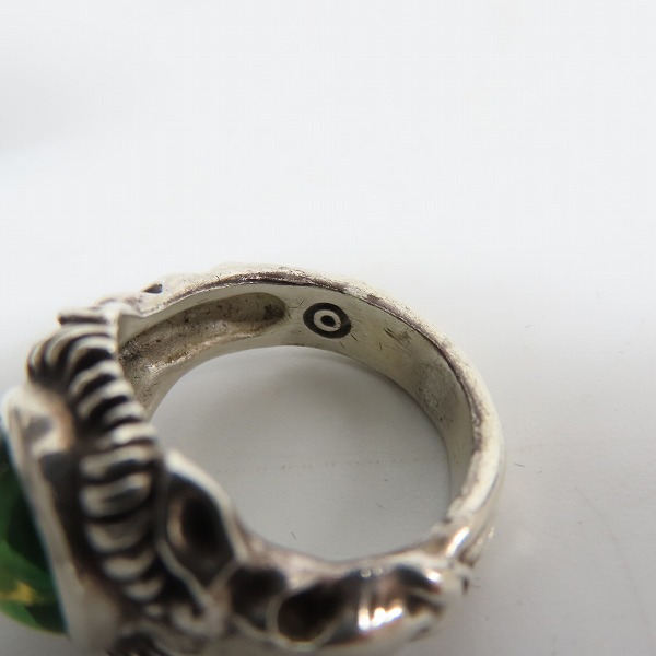 実際に弊社で買取させて頂いたALEX STREETER/アレックスストリーター  ベイビー デビル ハート リング/8号の画像 6枚目