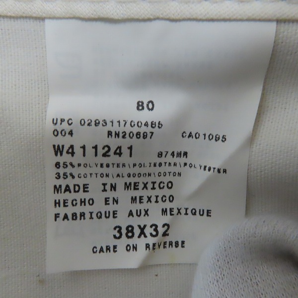 実際に弊社で買取させて頂いた【未使用】Dickies/ディッキーズ ワークパンツ/チノパン ワインレッド 38の画像 3枚目