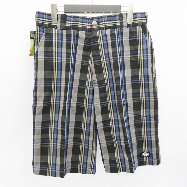 実際に弊社で買取させて頂いた【おまとめ品】Dickies/ディッキーズ MULTI USE POCKET SHORTS チェック柄 ハーフパンツ Size：32の画像 5枚目