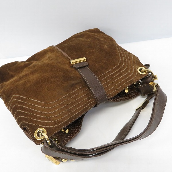 実際に弊社で買取させて頂いた【難あり】JIMMY CHOO/ジミーチュウ ALEX ショルダーバッグの画像 3枚目