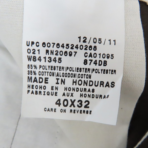 実際に弊社で買取させて頂いた【未使用】Dickies/ディッキーズ ワークパンツ/チノパン ダークブラウン 40の画像 3枚目