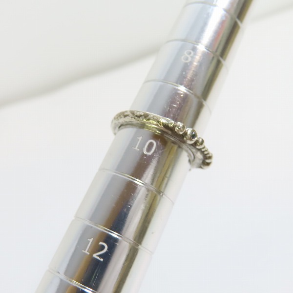 実際に弊社で買取させて頂いたLoree Rodkin/ローリーロドキン 3Pストーン入り シルバーリング/10号の画像 6枚目