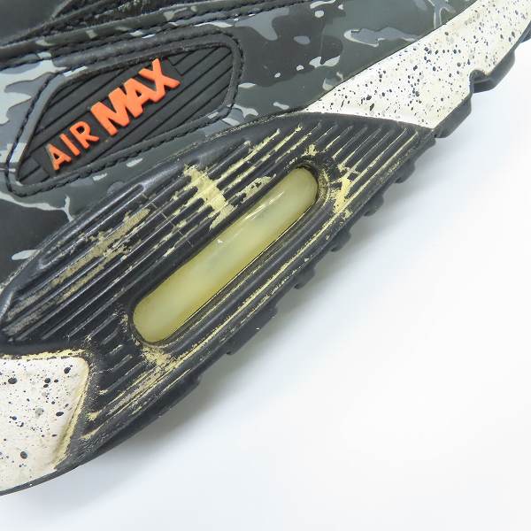 実際に弊社で買取させて頂いたNIKE×ATMOS/ナイキ×アトモス AIR MAX 90 PREMIUM スニーカー ブラック タイガー カモ 333888-024/24.5の画像 7枚目