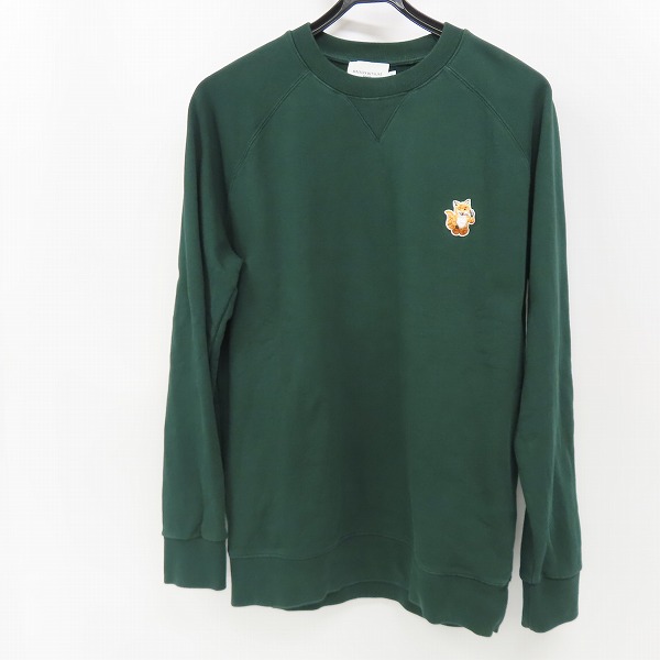 実際に弊社で買取させて頂いたMAISON KITSUNE/メゾンキツネ AllRight Fox Patch Classic Crew Sweat/クルーネックスウェット HM00323KM0001/XL