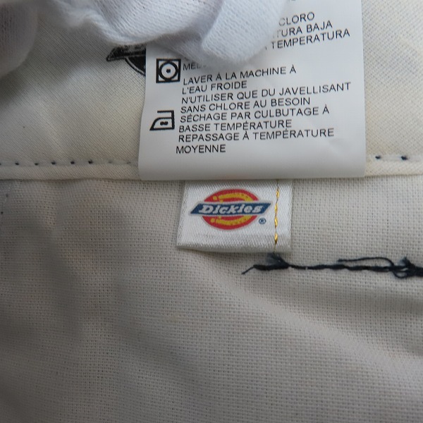 実際に弊社で買取させて頂いた【未使用】Dickies/ディッキーズ ワークパンツ/チノパン/ネイビー/ 32の画像 2枚目