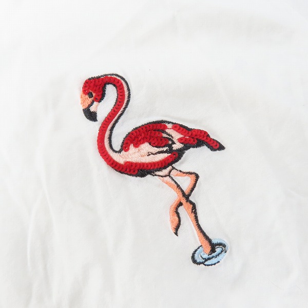 実際に弊社で買取させて頂いたMARC JACOBS/マークジェイコブス フラミンゴデザイン 半袖Tシャツ/Mの画像 8枚目