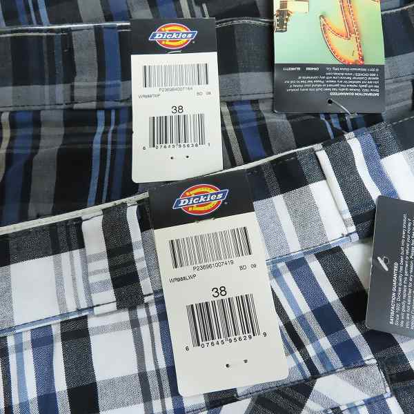 実際に弊社で買取させて頂いた【おまとめ品】Dickies/ディッキーズ MULTI USE POCKET SHORTS/マルチユーズ ポケット ショーツ/チェック柄 ハーフパンツ/38の画像 1枚目