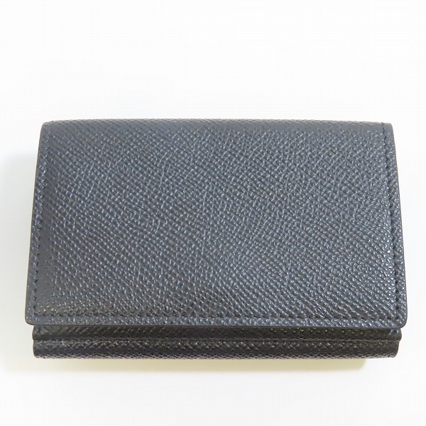 実際に弊社で買取させて頂いたBURBERRY/バーバリー 三つ折財布 ブラック 8017455の画像 1枚目