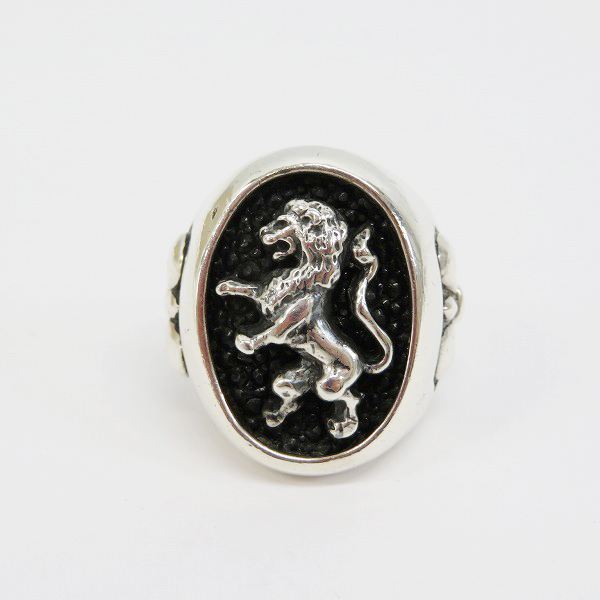 実際に弊社で買取させて頂いたLEATHERS＆TREASURES/レザーズ＆トレジャーズ スペシャルエディションリング/ライオン /ブラック スティングレイ 19号の画像 1枚目