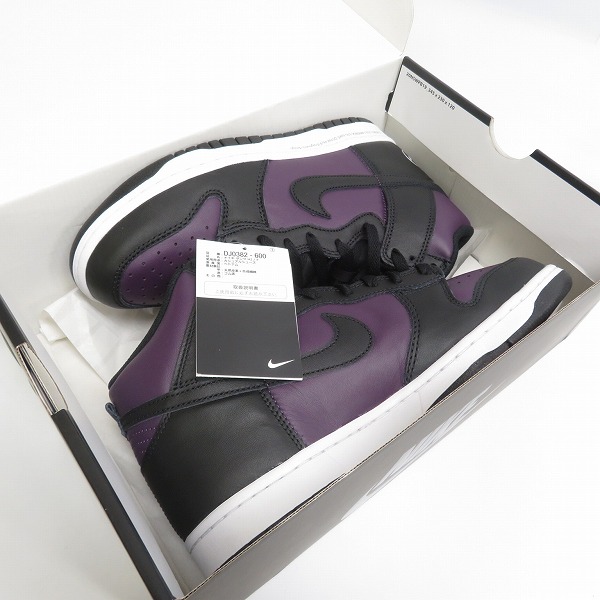 実際に弊社で買取させて頂いた【未使用】NIKE/ナイキ×FRAGMENT DESIGN/フラグメントデザイン DUNK HI/F ダンクハイ 北京 DJ0382-600/27の画像 7枚目