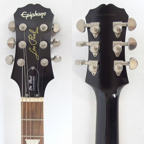 実際に弊社で買取させて頂いた★Epiphone/エピフォン Les Paul Standard/レスポールスタンダード サンバーストの画像 2枚目