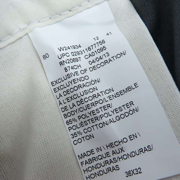 実際に弊社で買取させて頂いた【未使用】Dickies/ディッキーズ ワークパンツ/チノパン チャコール 874CH/36の画像 3枚目