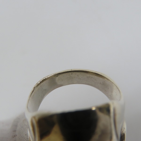 実際に弊社で買取させて頂いたDEAL DESIGN/ディールデザイン リアルフェイス スカルリング 18.5号の画像 7枚目