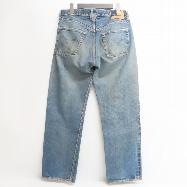 実際に弊社で買取させて頂いたLevis/リーバイス 501XX 推定紙パッチギャラ入り 両面BIG E/均等V/銅製隠しリベット ヴィンテージ デニムパンツの画像 1枚目