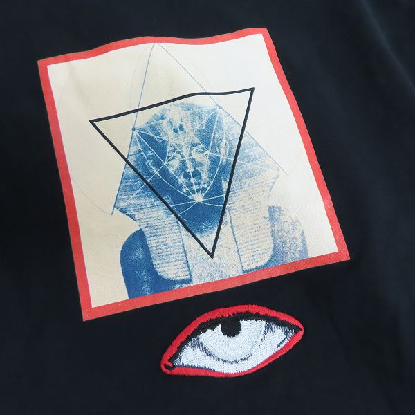 実際に弊社で買取させて頂いたGIVENCHY/ジバンシィ EYE刺繍/スフィンクスプリント 半袖Ｔシャツ 17J 7141 651/XSの画像 6枚目
