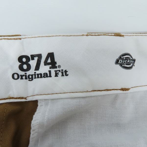 実際に弊社で買取させて頂いたDickies/ディッキーズ 874 オリジナルフィット フラットフロント ワークパンツ DK006894/28の画像 5枚目