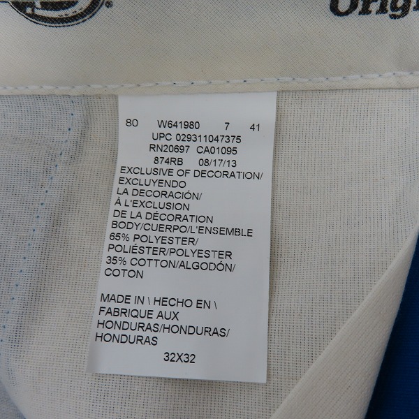 実際に弊社で買取させて頂いた【未使用】Dickies/ディッキーズ ワークパンツ/チノパン/ブルー/ 32の画像 3枚目