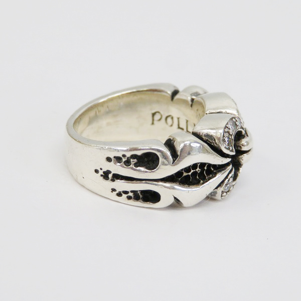 実際に弊社で買取させて頂いたLEATHERS AND TREASURES/レザーズ&トレジャーズ シェブロンリング ダイヤ 11.5号の画像 4枚目