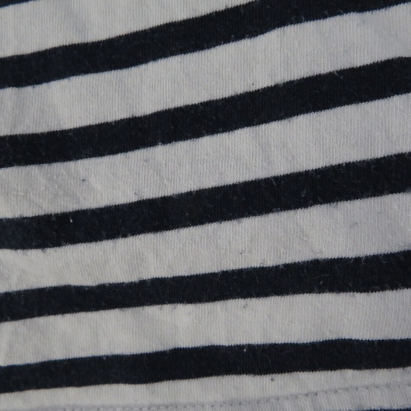 実際に弊社で買取させて頂いたFRUIT OF THE LOOM/フルーツオブザルーム×BLUE BLUE/ブルーブルー ボーダー 半袖Tシャツの画像 5枚目