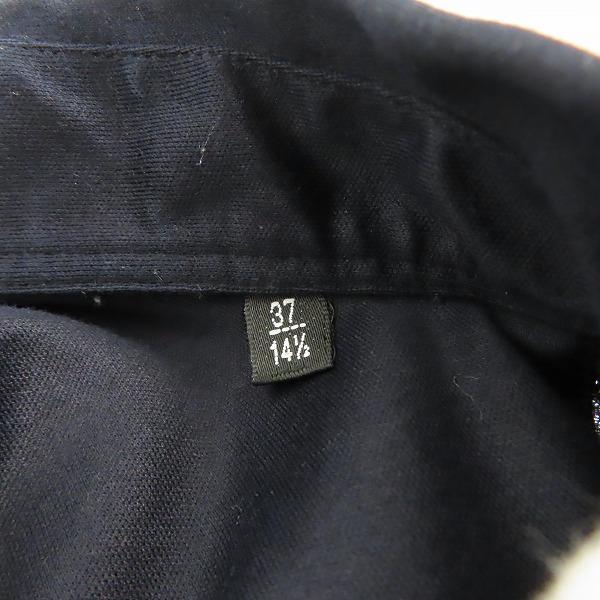 実際に弊社で買取させて頂いたGIORGIO ARMANI/ジョルジオアルマーニ デザイン切替 フロントフリンジ シャツ/37の画像 3枚目