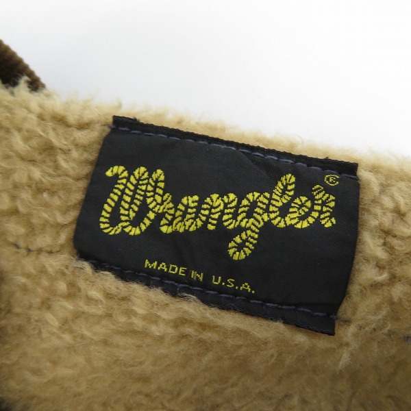 実際に弊社で買取させて頂いたWrangler/ラングラー 70s/70年代 黒タグ ヴィンテージ ランチジャケット/コーデュロイ ボア ジャケット Size：40の画像 2枚目