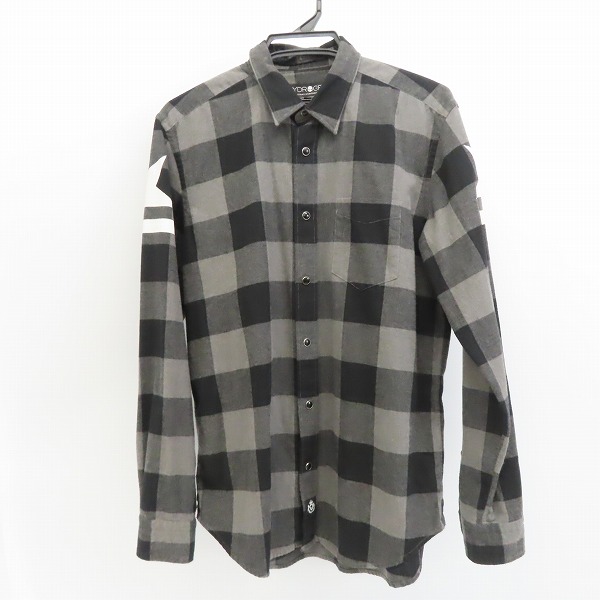 実際に弊社で買取させて頂いたHYDROGEN/ハイドロゲン チェック柄長袖シャツ/L