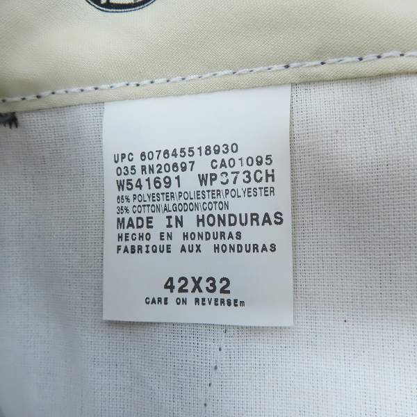 実際に弊社で買取させて頂いた【未使用】Dickies/ディッキーズ ワークパンツ/チノパン チャコール WP873CH/42の画像 3枚目