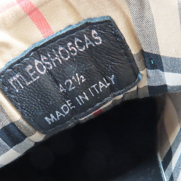 実際に弊社で買取させて頂いたBURBERRY/バーバリー ヴィンテージチェック スニーカー /42.5の画像 5枚目