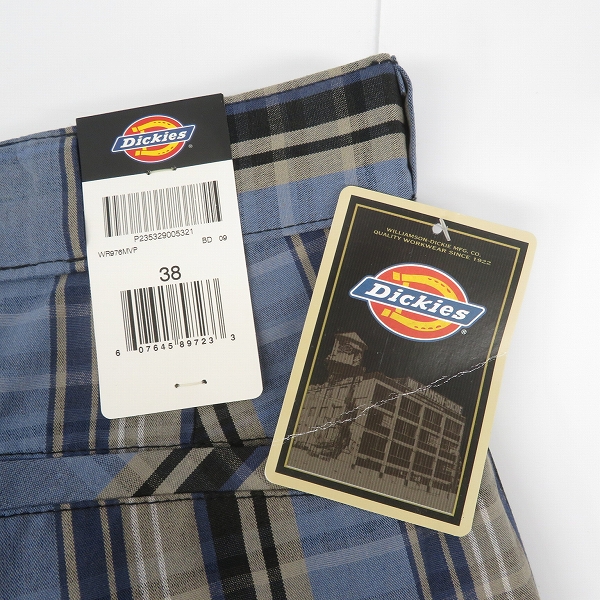 実際に弊社で買取させて頂いた【おまとめ品】Dickies/ディッキーズ MULTI USE POCKET SHORTS/マルチユーズ ポケット ショーツ/チェック柄 ハーフパンツ/38の画像 2枚目