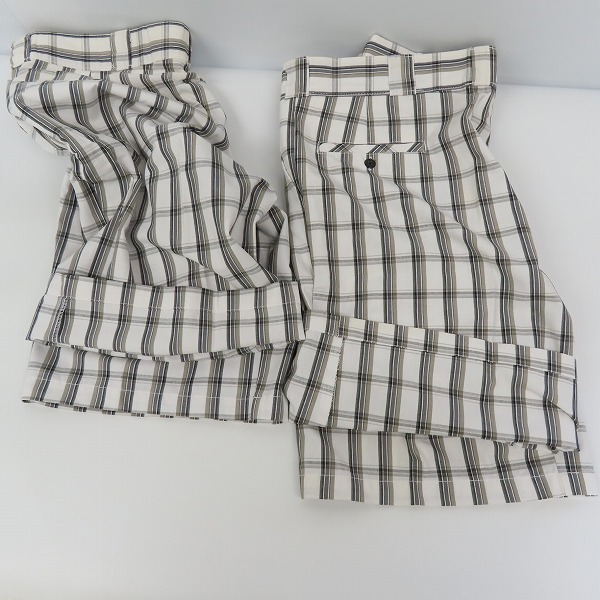 実際に弊社で買取させて頂いたDickies/ディッキーズ MULTI USE POCKET SHORTS/マルチユーズ ポケット ショーツ/チェック柄 ハーフパンツ/36/2点セットの画像 5枚目