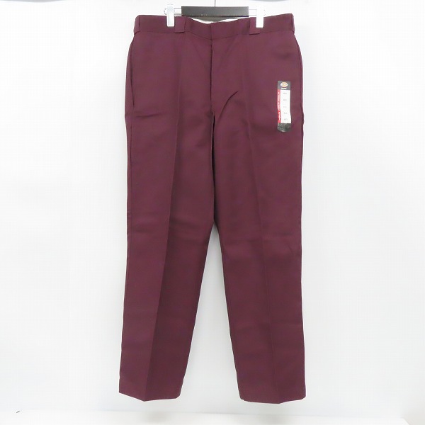 実際に弊社で買取させて頂いた【未使用】Dickies/ディッキーズ ワークパンツ/チノパン ワインレッド 38
