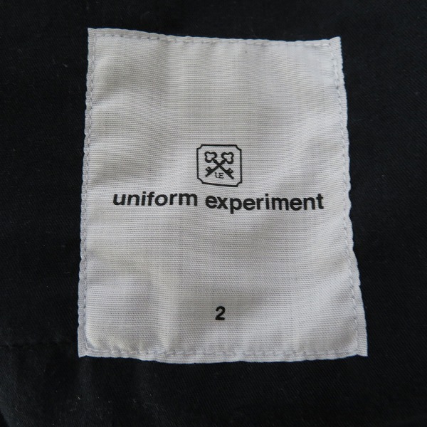 実際に弊社で買取させて頂いたuniform experiment/ユニフォームエクスペリメント 19AW BACK ZIP PANTS/バックジップパンツ UE-192016/2の画像 3枚目