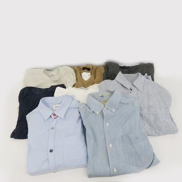 実際に弊社で買取させて頂いた【未使用含む/おまとめ品】ナノユニバース/ユナイテッドアローズ/ビームス他 カットソー/シャツ等