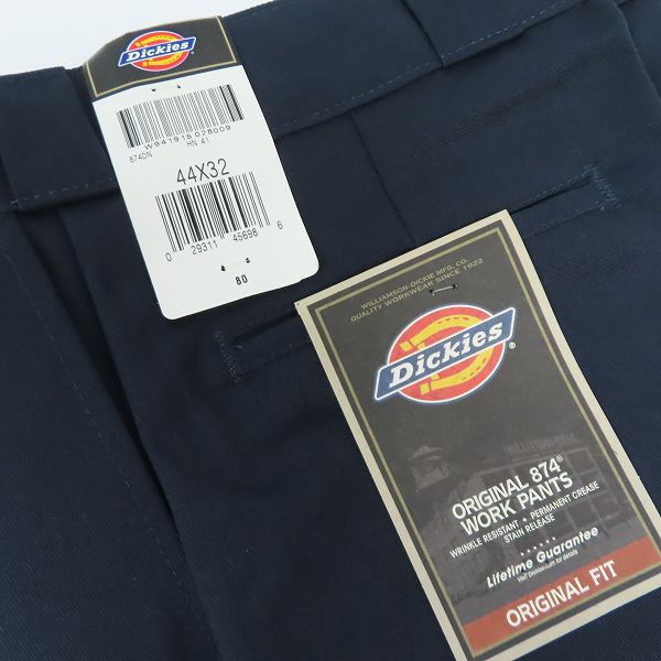 実際に弊社で買取させて頂いた(1)【未使用】Dickies/ディッキーズ ワークパンツ/チノパン ダークネイビー 874DN/44の画像 8枚目