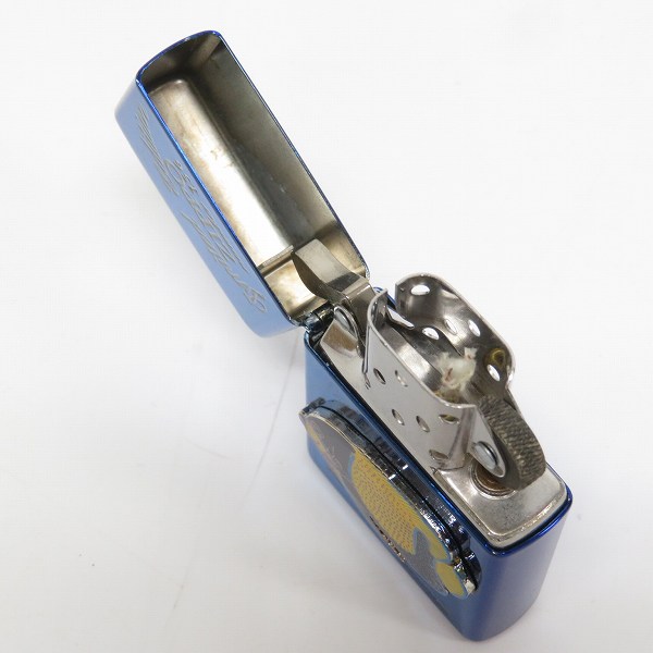 実際に弊社で買取させて頂いたZIPPO/ジッポー 熱帯魚  Pomacanthus navarchus/エンゼルフィッシュ メタル No.156 サングラス付き/1996年製の画像 4枚目