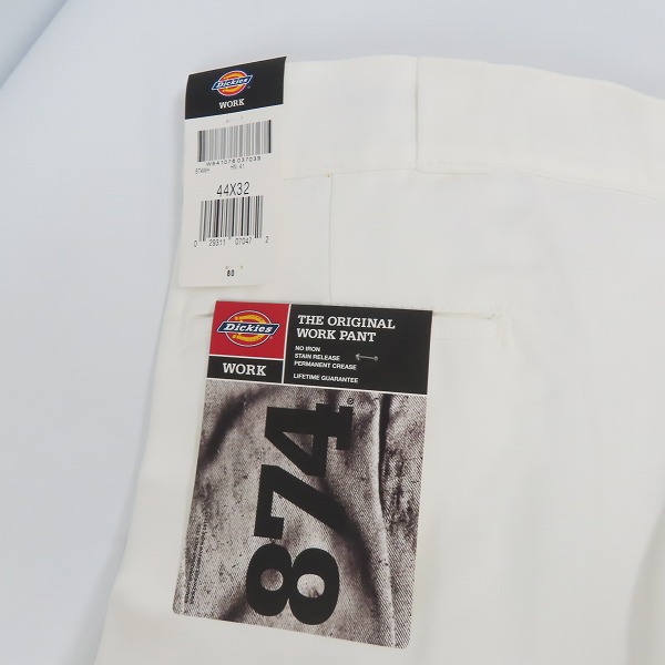 実際に弊社で買取させて頂いた【未使用】Dickies/ディッキーズ ワークパンツ/チノパン ホワイト 44の画像 8枚目