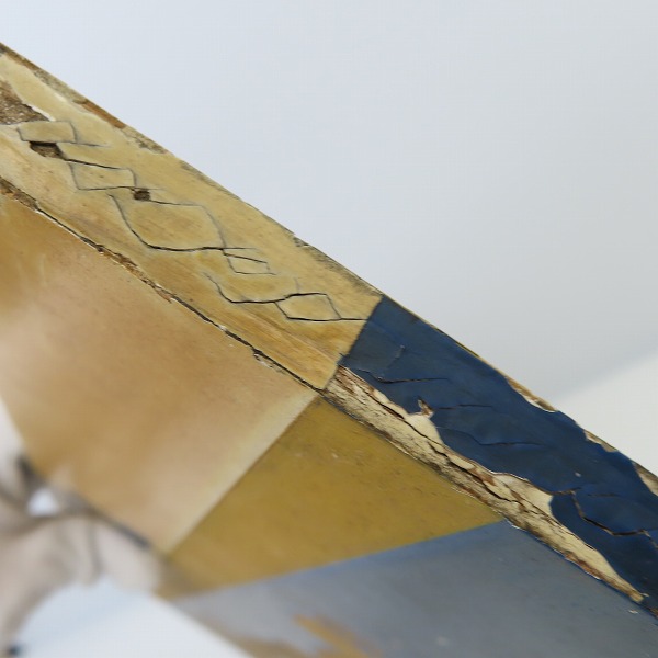 実際に弊社で買取させて頂いたWrangler/ラングラー ヴィンテージ/木製 we sell 看板/バナーの画像 7枚目