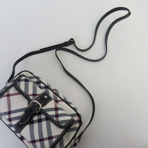 実際に弊社で買取させて頂いた【未使用】BURBERRY BLUE LABEL/バーバリー ブルーレーベル ノバチェック ショルダーバッグの画像 3枚目