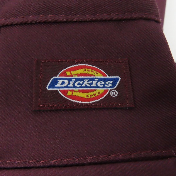 実際に弊社で買取させて頂いた【未使用】Dickies/ディッキーズ ワークパンツ/チノパン ワインレッド 38の画像 2枚目