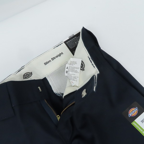 実際に弊社で買取させて頂いた(1)【未使用】Dickies/ディッキーズ ワークパンツ/チノパン ダークネイビー WP873DN/28の画像 4枚目