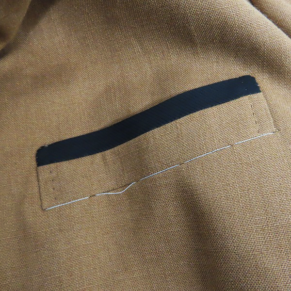 実際に弊社で買取させて頂いた【未使用】TOMORROWLAND/トゥモローランド シルク混 テーラード ジャケット/44の画像 7枚目