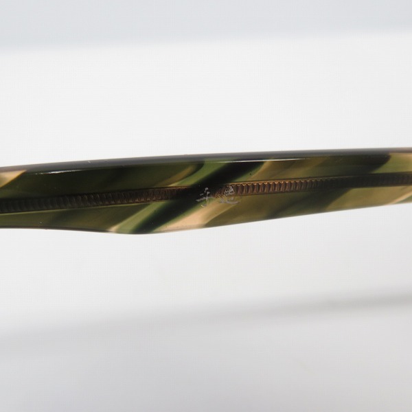 実際に弊社で買取させて頂いた井戸多美男作 アイウェア/メガネ フレーム T412-5の画像 4枚目