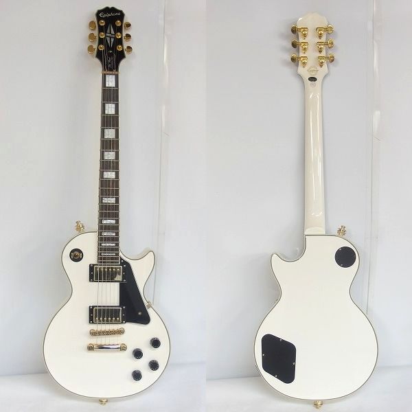実際に弊社で買取させて頂いた★Epiphone/エピフォン Les Paul Custom Pro/レスポールカスタム プロ コイルタップ＆フェイズ搭載 ソフトケース付の画像 1枚目