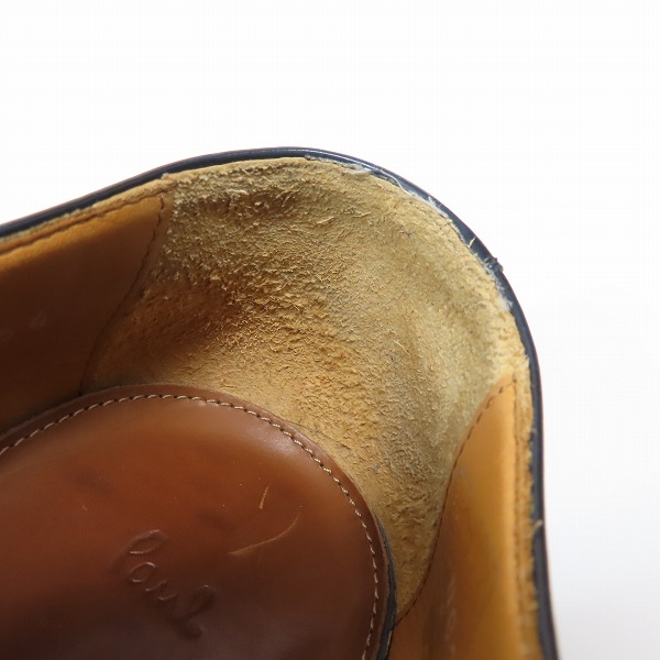 実際に弊社で買取させて頂いたPaul Smith/ポールスミス レザー シューズ/UK7の画像 8枚目