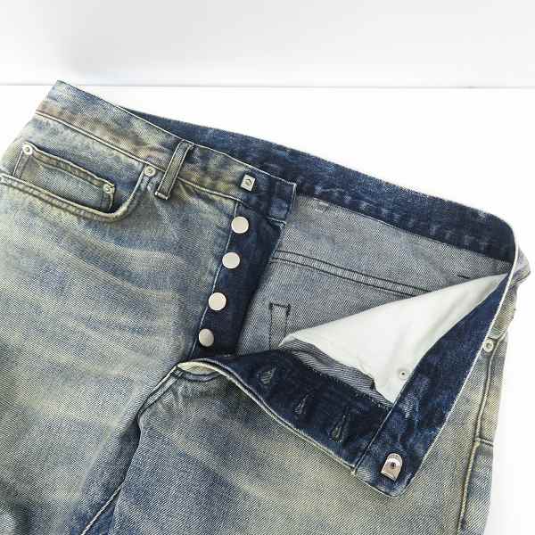 実際に弊社で買取させて頂いた【JPタグ】Dior HOMME/ディオールオム 加工デニムパンツ/ジーンズ 163D000TX205/30の画像 6枚目