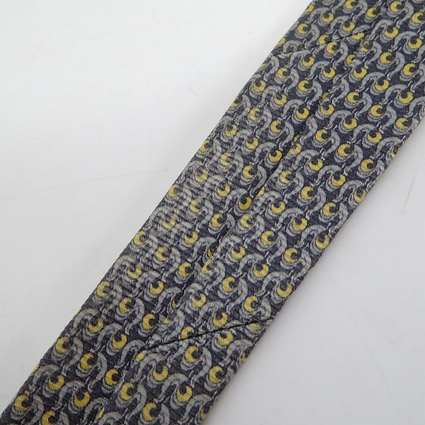 実際に弊社で買取させて頂いたBVLGARI/ブルガリ 総柄 ネクタイ ヨット柄 鳥柄 2点セットの画像 6枚目