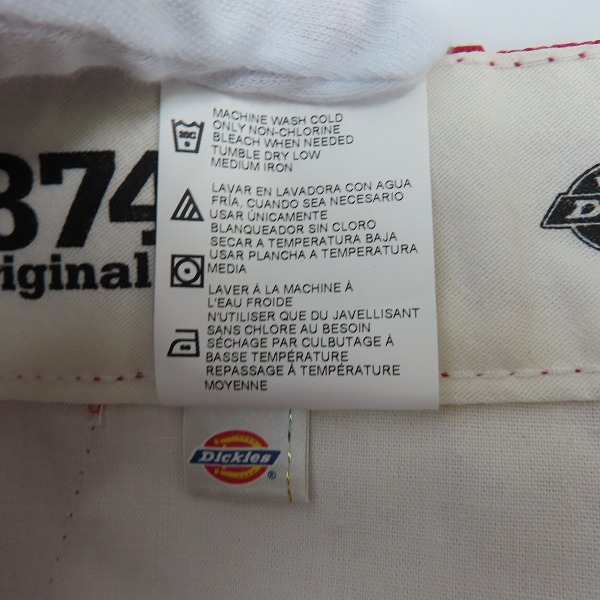 実際に弊社で買取させて頂いた【未使用】Dickies/ディッキーズ ワークパンツ/チノパン/レッド/ 30の画像 4枚目